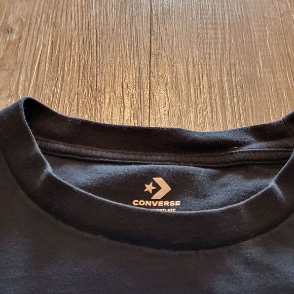 Converse Logo Oversized Graphic Tee Shirt Mens Size Large - Picture 3 of 7